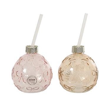 Kaemingk Drinking Jar Bauble 2 Assorted D.9.8cmx10.7cm