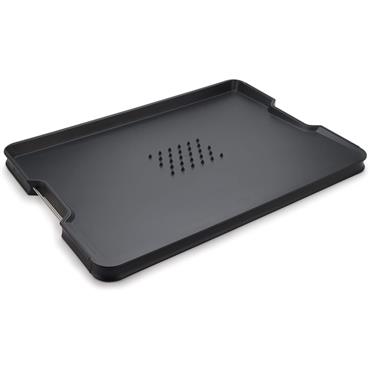 Cut & Curve Plus Chopping Board Black Large