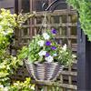 Smart Garden Yeoman Faux Rattan Hanging Basket 14"