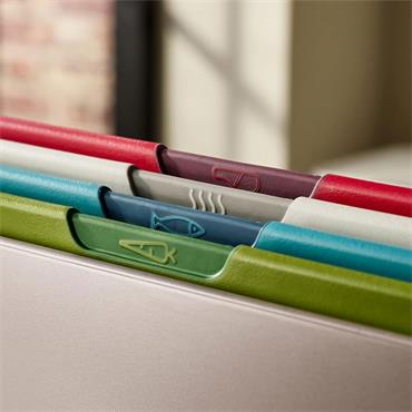 Folio Icon Chopping Board Set Silver Case 4 Piece