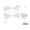 Metabo Cordless Grinder 125mm With 4ah Battery