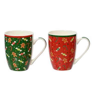 Porcelain Print Mug Assorted