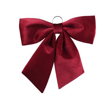 Kaemingk Red Velvet Bow Red 66cmx3cmx72cm