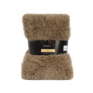 Kaemingk Grey Snuggle Throw 170cmx130cmx1cm