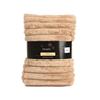 Kaemingk Beige Snuggle Throw 170cmx130cmx1cm