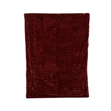Kaemingk Throw Maroon Snuggle Maroon 170cmx130cmx1cm