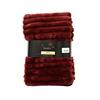 Kaemingk Throw Maroon Snuggle Maroon 170cmx130cmx1cm