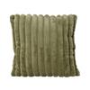 Kaemingk Cushion Faux Fur Green 45cmx45cmx8cm