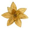 Poinsettia Clip Velvet Gold