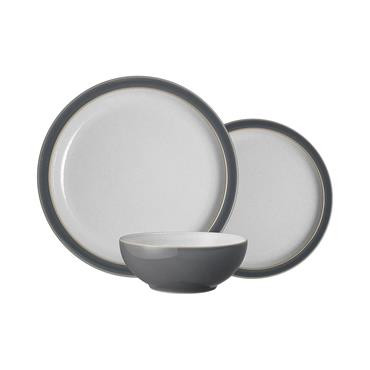 Denby Elements Fossil Grey 12 Piece Set