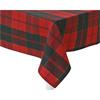 Kaemingk Tablecloth Tartan Green/red 180cmx140cmx0.1cm