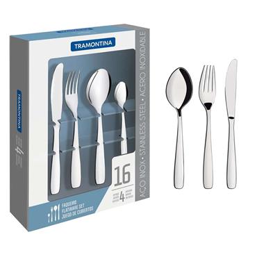 Tramontina 16 Piece Cutlery Set 18/10 Stainless Steel