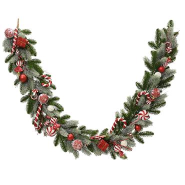 Kaemingk Lush Berry Garland Green/red 180cmx18cmx9cm