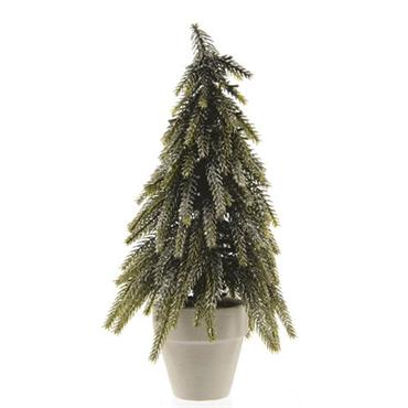 Mini Tree Glitter Green