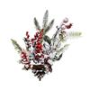 Kaemingk Spray Snowy Red Berries Green 8cmx14cmx50cm
