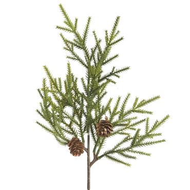 Kaemingk Spray Pinecones Green
