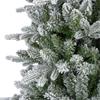 Killington Fir Slim Frosted Christmas Tree 2.4m (8ft)