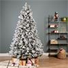 Lausanne Fir Snowy Artificial Christmas Tree 2.4M (8FT)