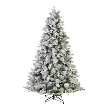 Lausanne Fir Snowy Artificial Christmas Tree 2.4M (8FT)