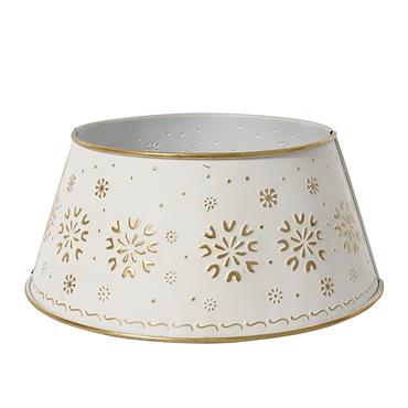 Kaemingk Tree Ring Iron White/gold D.70cmx27cm