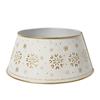 Kaemingk Tree Ring Iron White/gold D.70cmx27cm