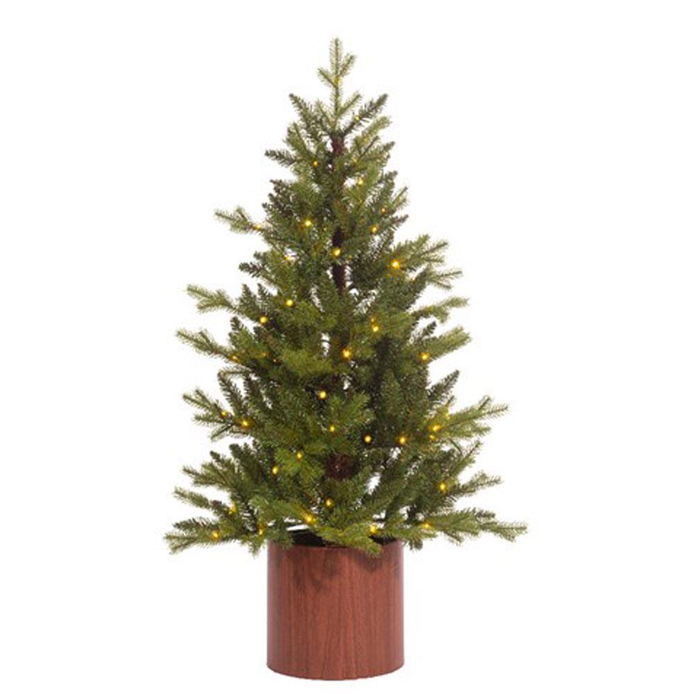 Allison 80LED Prelit Battery Operated Artificial Christmas Tree 1.3M