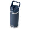 Yeti Rambler 18Oz Colour Straw Bottle Navy