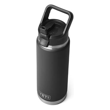 Yeti Rambler Straw Bottle Black 26oz
