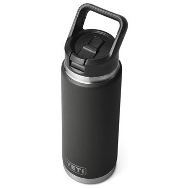 Yeti Rambler Straw Bottle Black 26oz