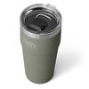 Yeti Rambler 20 Oz Stackable Cup Pampa Green