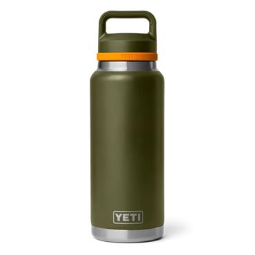 Yeti Rambler 36 Oz Bottle Chug Cap Olive/king Crab Orange