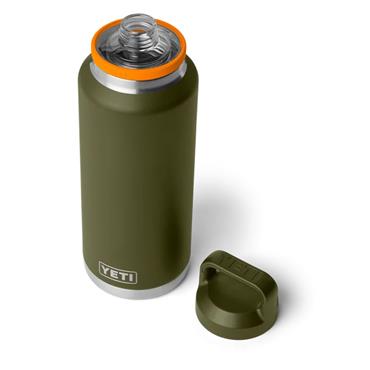 Yeti Rambler 46 Oz Bottle Chug Cap Olive/king Crab Orange