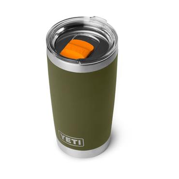 Yeti Rambler 20 Oz Tumbler Olive/king Crab Orange