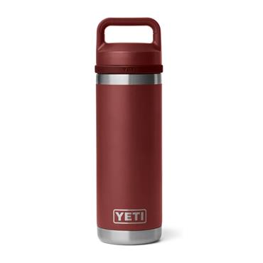 Yeti Rambler 18 Oz Bottle Chug Cap Stag Red