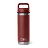 Yeti Rambler 18 Oz Bottle Chug Cap Stag Red