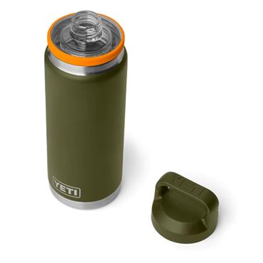 Yeti Rambler 26 Oz Bottle Chug Cap Olive/king Crab Orange
