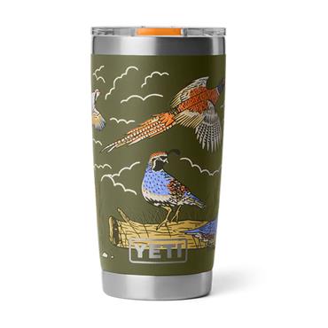 Yeti Rambler 20 Oz Tumbler Upland Bird Olive