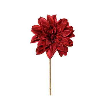 Kaemingk Dahlia Stem Red D.16cmx68cm