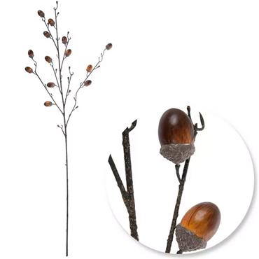 Kaemingk Spray Acorns Brown