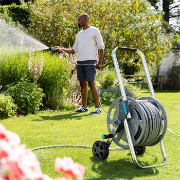 Flopro Heavy Duty Metal Cart & Hose Fittings 50m