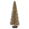 Tree Gold With Glitter