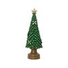 Kaemingk Tree Green Glitter 12cmx12cmx36cm