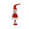 Kaemingk Christmas Girl Standing Red/white 17cmx13cmx85cm