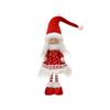 Kaemingk Christmas Girl Standing Red/white 13cmx9cmx51cm