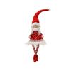 Kaemingk Christmas Girl Sitting Red/white 12cmx9cmx60cm
