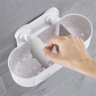 Duo Shower Caddy White