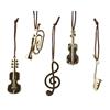 Kaemingk Music Instrument 5 Assorted Gold 3cmx0.2cmx8cm