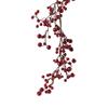 Garland Glitter Berries Red 130cm