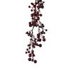 Garland Glitter Berries Maroon 130cm