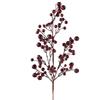 Spray Berries And Sparkle Maroon 68cm